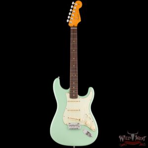 Fender American Ultra Luxe Vintage '60s Stratocaster Rosewood Fingerboard Surf Green 7.70 lbs - Image 3
