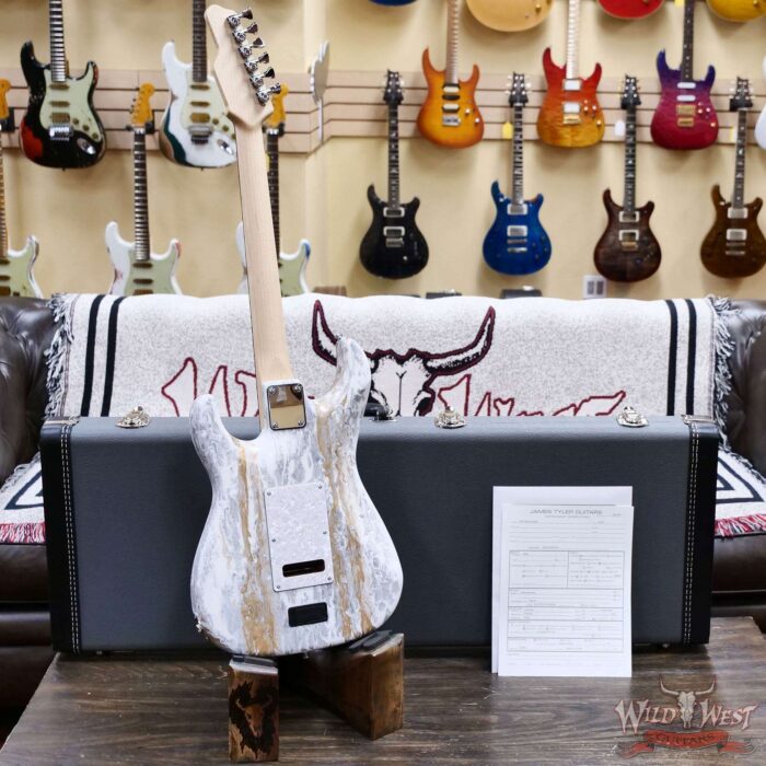 James Tyler USA Studio Elite HD HSS Rosewood Fingerboard Standard '64 Neck White Shmear 7.55 lbs - Image 10