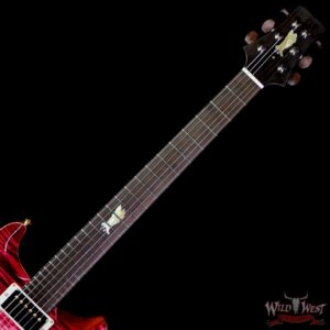 Paul Reed Smith PRS Private Stock # 11309 Santana Retro Flame Maple Top Brazilian Rosewood Fingerboard Raspberry Glow 8.00 lbs - Image 4