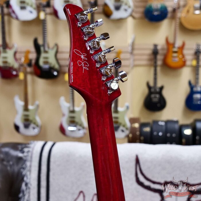 Suhr Custom Set Neck Modern HSH Spalt Maple Top Blower Switch 24 Stainless Steel Frets Tran Caramel with Cherry Back 7.70 lbs - Image 10
