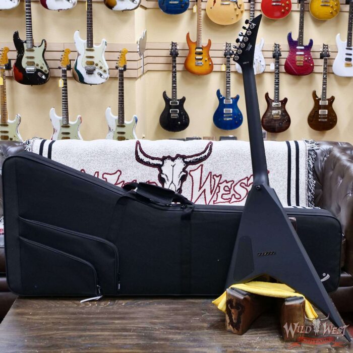 Jackson American Series Rhoads RR24 HT Hardtail Ebony Fingerboard Satin Black 7.10 lbs - Image 7